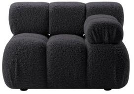 micadoni bellis - Modulinė sofa Micadoni Bellis, grafito, dešininė, 94 x 94 cm x 70 cm - 1 nuotrauka