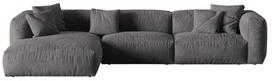 Modulinė sofa Micadoni Martina, pilka, kairinė, 332 x 176 cm x 75 cm