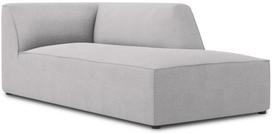 sezlongas - Sofa Micadoni Home Ruby Structured Fabric Chaise Longue, šviesiai pilka, dešininė, 181 x 93 cm x 69 cm - 1 nuotrauka
