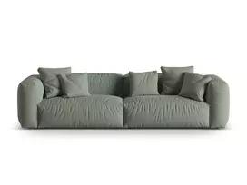 sofa micadoni martina - Modulinė sofa Micadoni Martina, šviesiai žalia, 320 x 106 cm x 75 cm - 2 nuotrauka