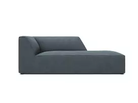 sezlongas - Sofa Micadoni Home Ruby Corduroy Chaise Longue, mėlyna, dešininė, 181 x 93 cm x 69 cm - 2 nuotrauka