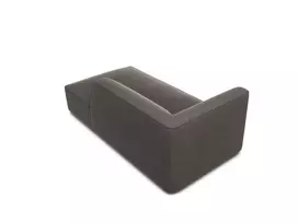 sezlongas - Sofa Micadoni Home Ruby Velvet Chaise Longue, tamsiai pilka, dešininė, 181 x 93 cm x 69 cm - 2 nuotrauka