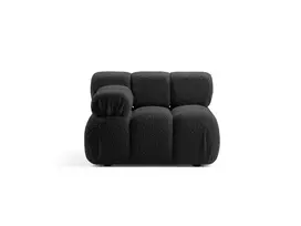 micadoni bellis - Modulinė sofa Micadoni Bellis Rolf 8, grafito, kairinė, 94 x 94 cm x 70 cm - 2 nuotrauka