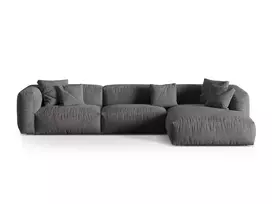 modulines kampines sofos - Modulinė sofa Micadoni Martina Vogue 15, pilka, dešininė, 332 x 176 cm x 75 cm - 2 nuotrauka