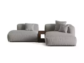 sofa micadoni martina - Modulinė sofa Micadoni Martina Boston, pilka, dešininė, 292 x 176 cm x 75 cm - 2 nuotrauka