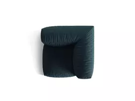 sofa micadoni martina - Modulinė sofa Micadoni Martina Boston, mėlyna, 100 x 100 cm x 75 cm - 2 nuotrauka