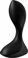 analiniai vibratoriai - Satisfyer Backdoor Lover - vibracinis analinis kištukas Juodas (Black) - 1 nuotrauka