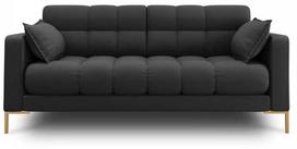 Sofa Micadoni Home Mamaia 2 Seats, tamsiai pilka, 152 x 92 cm x 75 cm