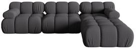 Modulinė sofa Micadoni Bellis 3D, pilka, 282 x 188 cm x 64 cm