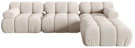 Modulinė sofa Micadoni Bellis 3D, smėlio, 282 x 188 cm x 64 cm