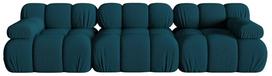 Modulinė sofa Micadoni Bellis 3D, tamsiai mėlyna, 282 x 94 cm x 64 cm