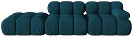 Modulinė sofa Micadoni Bellis 3D, tamsiai mėlyna, kairinė, 282 x 94 cm x 64 cm