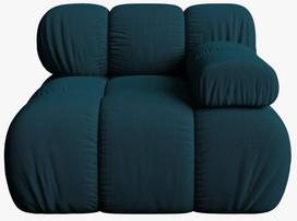 Modulinė sofa Micadoni Bellis 3D, tamsiai mėlyna, dešininė, 94 x 94 cm x 64 cm