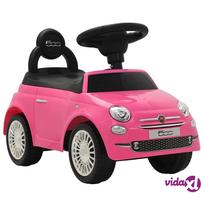 paspiriami automobiliai - Vaikiškas automobilis Fiat 500, rožinis (Pink) - 3 nuotrauka