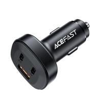 ikroviklis 66w - Automobilinis įkroviklis AceFast B3, 2 x USB Type C /1 x USB, 6.6 cm, juoda, 66 W - 1 nuotrauka