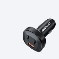 ikroviklis 66w - Automobilinis įkroviklis AceFast B3, 2 x USB Type C /1 x USB, 6.6 cm, juoda, 66 W - 3 nuotrauka