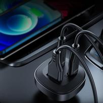 ikroviklis 66w - Automobilinis įkroviklis AceFast B3, 2 x USB Type C /1 x USB, 6.6 cm, juoda, 66 W - 6 nuotrauka