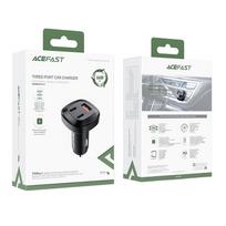 ikroviklis 66w - Automobilinis įkroviklis AceFast B3, 2 x USB Type C /1 x USB, 6.6 cm, juoda, 66 W - 10 nuotrauka
