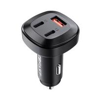 ikroviklis 66w - Automobilinis įkroviklis AceFast B3, 2 x USB Type C /1 x USB, 6.6 cm, juoda, 66 W - 14 nuotrauka