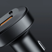 ikroviklis 66w - Automobilinis įkroviklis AceFast B3, 2 x USB Type C /1 x USB, 6.6 cm, juoda, 66 W - 15 nuotrauka