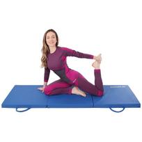 Enero Fit Sulankstomas gimnastikos čiužinys 180x60x5 cm, mėlynas (Blue)
