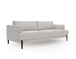 Sofa Polak Meble Deluxe, šviesiai pilka, 210 x 92 cm x 80 cm