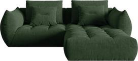 Modulinė sofa Micadoni Home Bloom City36, žalia, 232 x 216 cm x 95 cm
