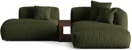 Modulinė sofa Micadoni Martina Boston, žalia, dešininė, 292 x 176 cm x 75 cm