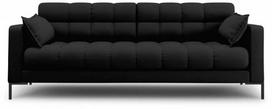 Sofa Micadoni Home Mamaia 3 Seats, juoda, 177 x 92 cm x 75 cm