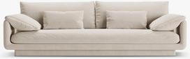 Sofa Micadoni Torino, ecru, 250 x 103 cm x 89 cm