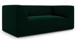 Sofa Micadoni Home Ruby Velvet, žalia, 174 x 92 cm x 69 cm