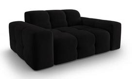 Sofa Micadoni Home Kendal Velvet, juoda, 156 x 103 cm x 79 cm
