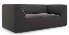 Sofa Micadoni Home Ruby Velvet, tamsiai pilka, 174 x 92 cm x 69 cm