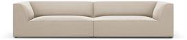 Sofa Micadoni Home Ruby Velvet, šviesiai ruda, 302 x 93 cm x 69 cm
