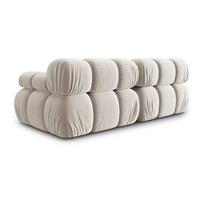 micadoni bellis - Modulinė sofa Micadoni Home Bellis 2 Seats, smėlio, 188 x 94 cm x 63 cm - 3 nuotrauka