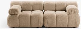 Modulinė sofa Micadoni Bellis, smėlio ruda, 188 x 94 cm x 70 cm