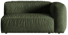 Modulinė sofa Micadoni Martina Velvet, žalia, dešininė, 160 x 106 cm x 75 cm