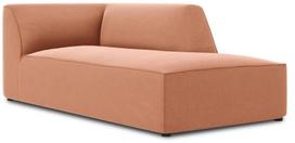 Sofa Micadoni Home Ruby Velvet Chaise Longue, rožinė, dešininė, 181 x 93 cm x 69 cm