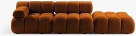 Modulinė sofa Micadoni Bellis, vario, kairinė, 282 x 94 cm x 70 cm