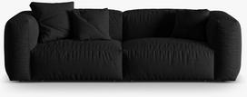 Modulinė sofa Micadoni Martina, juoda, 240 x 106 cm x 75 cm
