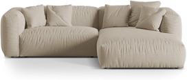 Modulinė sofa Micadoni Martina Boston, šviesiai smėlinė, dešininė, 283 x 176 cm x 75 cm
