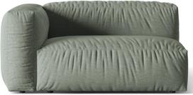 Modulinė sofa Micadoni Martina Structured, šviesiai žalia, kairinė, 160 x 106 cm x 75 cm