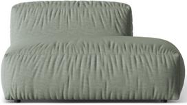 Modulinė sofa Micadoni Martina Boston, šviesiai žalia, dešininė, 133 x 106 cm x 75 cm