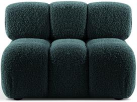 Modulinė sofa Micadoni Bellis Rolf 17, tamsiai žalia, 94 x 94 cm x 70 cm