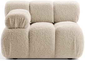Modulinė sofa Micadoni Bellis Rolf 3, šviesiai smėlinė, kairinė, 94 x 94 cm x 70 cm