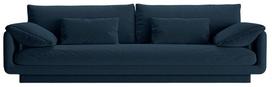 Sofa Micadoni Torino Structured, tamsiai mėlyna, 250 x 103 cm x 83 cm