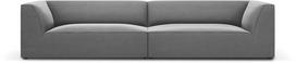 Sofa Micadoni Home Ruby Velvet, pilka, 302 x 93 cm x 69 cm