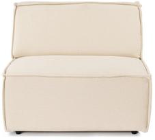 Modulinė sofa Hanah Home Puzzle O1, kreminė, 100 x 100 cm x 70 cm