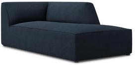Sofa Micadoni Home Ruby Structured Fabric Chaise Longue, tamsiai mėlyna, dešininė, 181 x 93 cm x 69 cm