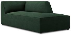Sofa Micadoni Home Ruby Structured Fabric Chaise Longue, žalia, dešininė, 181 x 93 cm x 69 cm